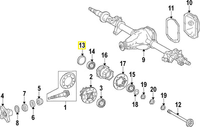 Reten De Diferencial Trasero Para Sprinter 2010 - 2019