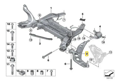 Brazo Control Inferior Delanter Bmw X1 Mini Cooper Clubman