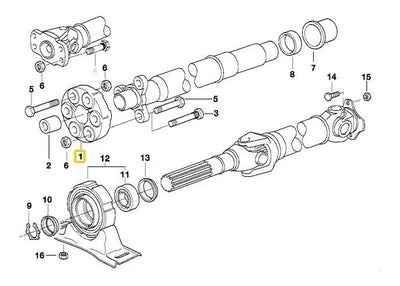 Goma De Cardan Bmw 318i 320i 323i