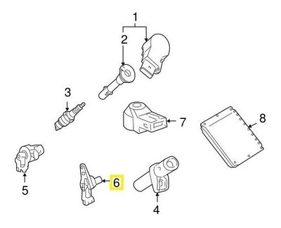 Sensor Posicin Arbol Escape Admision Mercedes C63 E63 Ml63