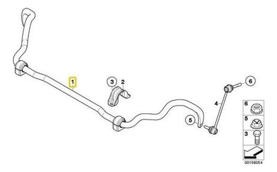 Barra Estabilizadora Suspension Delantera Bmw E70 E71 E72