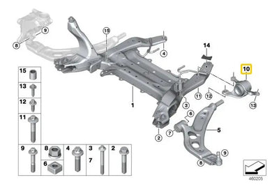 Buje Horquilla C/base Del Izquierdo Mini Cooper F56 13-15
