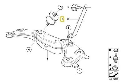 Soporte Transmision Automatica Bmw Z8 540 740 750 730 735
