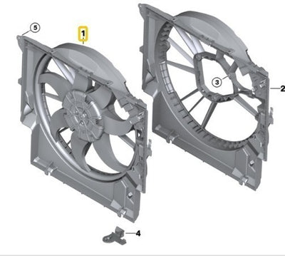Motoventilador 600w Bmw 135 335 X1 Z4 N54 N55 2007 A 2016
