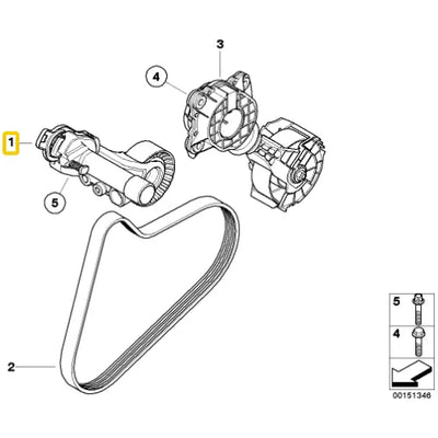 Tensor De Aire Acondicionado Mini Cooper 2007-2013 R56