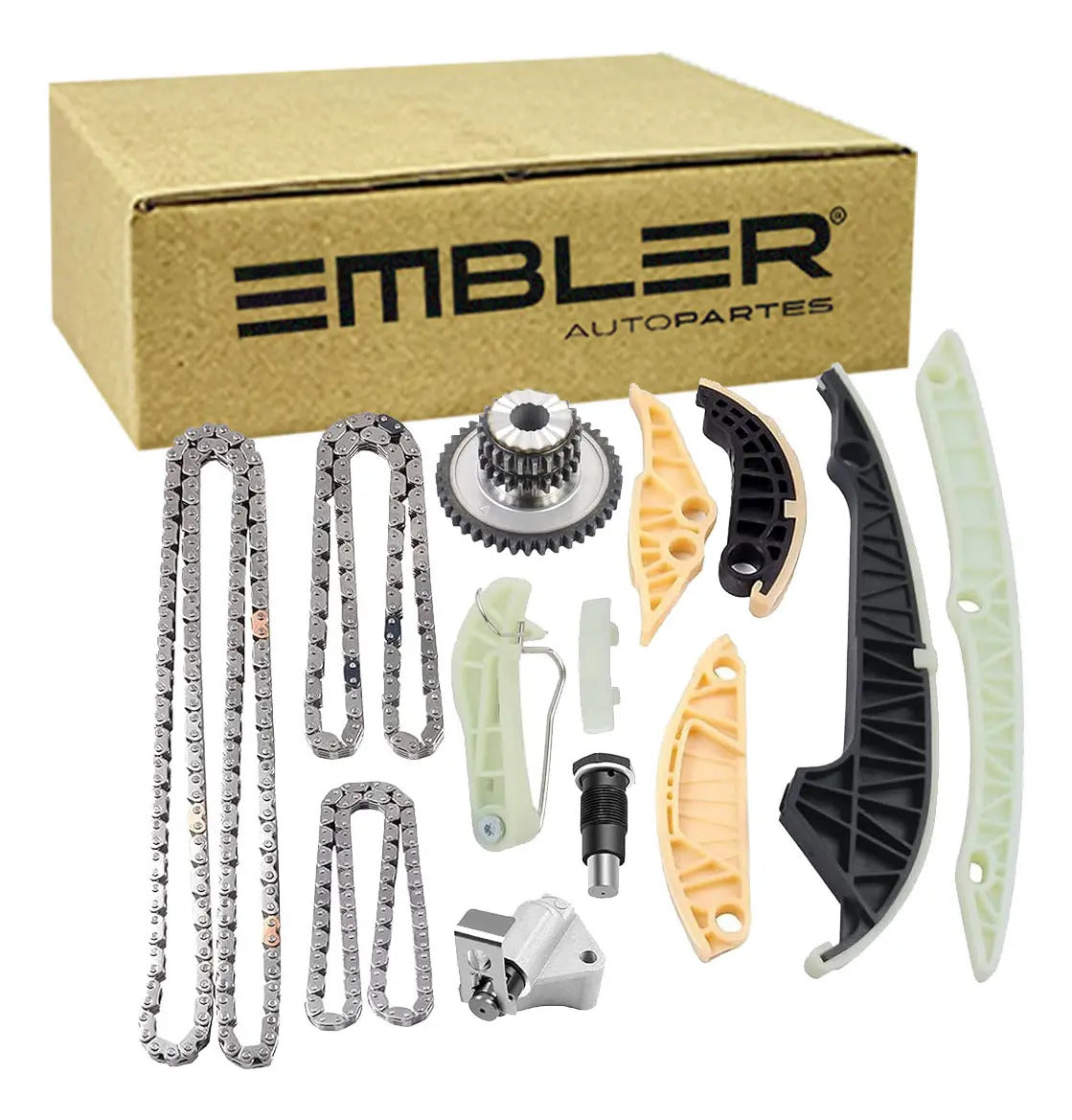 cadena de tiempo del motor marca Embler