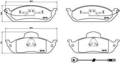 Balatas Frenos Delanteros Mercedes Ml320 Ml350 M430 Ml500