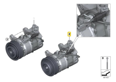 Compresor Aire Suspensión Bmw 140i Gt 330 218i X1 2012-2019