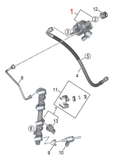 Bomba Gasolina Mecanica De Alta Presion Bmw 118i 1.6 2013