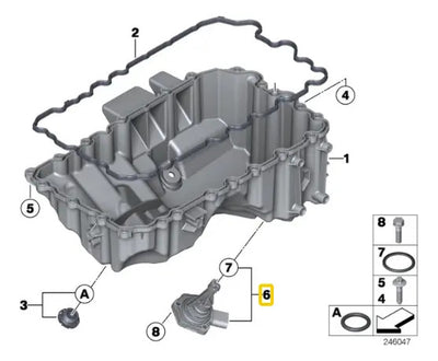 Sensor Nivel Aceite Bmw 520i 528i 11-16 X3 11-17 X5 15-18