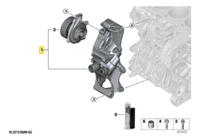 Termostato Mini Cooper S 2.0 2014 - 2020 F57 F60 F56 F55