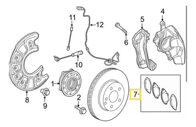 Balatas Del. Mercedes C250 300 400 E300 Glc250 300 15-19