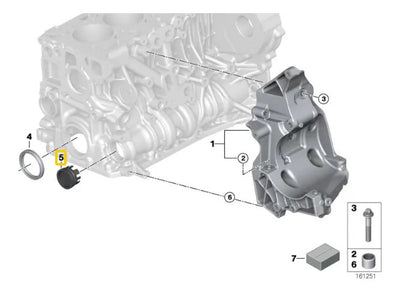 Tapón Junta Monoblock Culata Motor Bmw 330i 420i X1 X3 X4