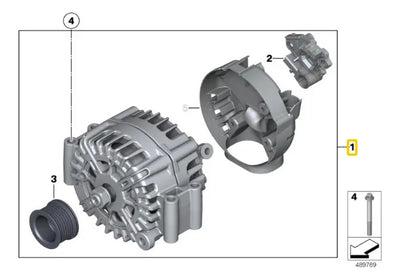 Alternador 230 Amp Bmw N63 550i 2011-2016 750i 2008-2018