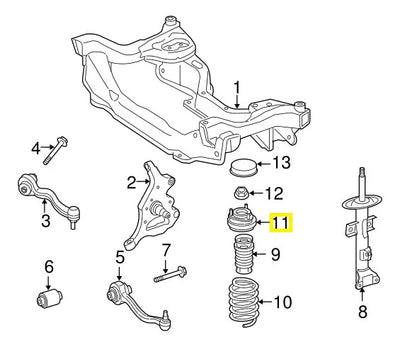 Base Amortiguador Delantera Mercedes R171 Slk55 Amg 05-11
