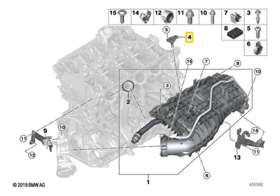 Sensor Multiple Admision Map Bmw M140i M240i 340i 440i B48