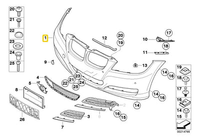 Facia Delantera Bmw E90 320i 323 325i 328i 2006-2012 Defensa