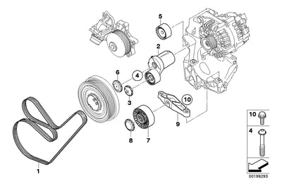 Polea Loca Bmw Z4 12-16 535i 2010 335i 07-10  135i 09-11