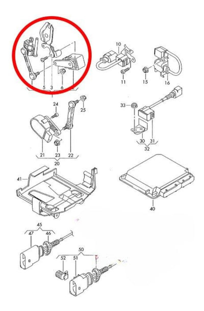 Sensor Nivel Faro Delantero Cayenne Touareg Audi Q7