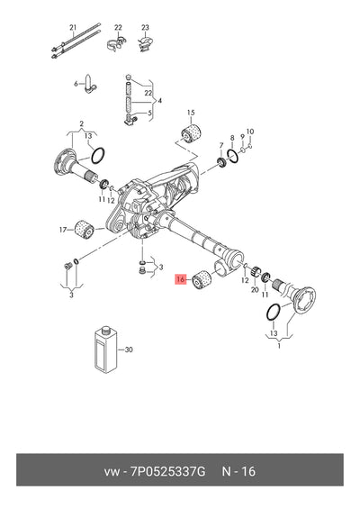 Buje De Suspensión Audi Q7 Vw Touareg
