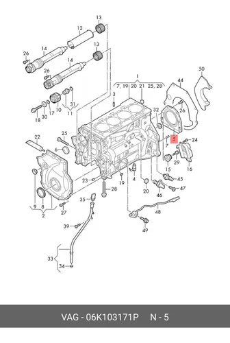 Reten Cigueñal Trasero Audi A3 Q3 A5 Q5