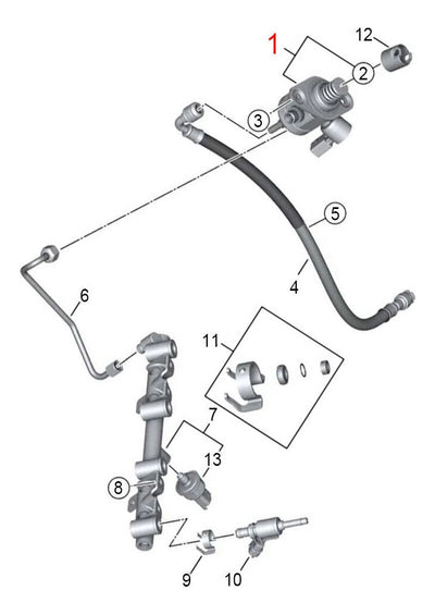 Bomba Gasolina Mecanica De Alta Presion Bmw 118i 1.6 2014