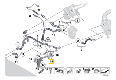 Bomba Agua Auxiliar Electrica Bmw N63 550i 750i 760li 4.4l