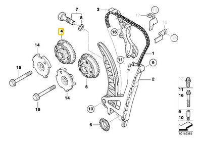 Engrane Arbol Levas Escape Bmw N54 135i 335i 525i 740i