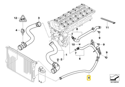 Manguera Deposito Anticongelante Bmw 320i, 325i 2000-2005