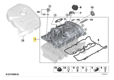 Tapa Punterias Bmw B48 2.0 330i 430 420i X1 X3 2015 A 2019