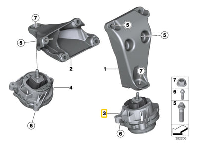 Soporte Motor Izquierdo Bmw 420i 2016 428i 2014-2016 N20