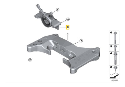 Soporte Transmision Automatica Bmw G30 530i 2017 Al 2023