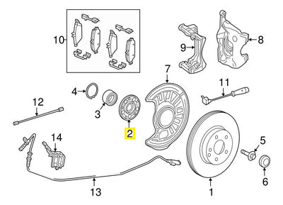 Balero Masa Delante Mercedes C117 Cla180 Cla200 Cla250 Cla45