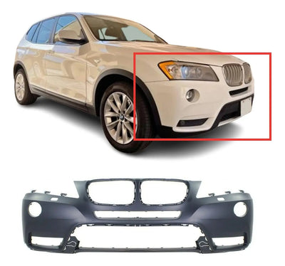 Defensa Delantera Bmw X3 P/faro P/sens 2015 2016 2017