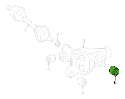 Buje Diferencial Delanter Mercedes X166 Gl500 Gl63 2013-2019