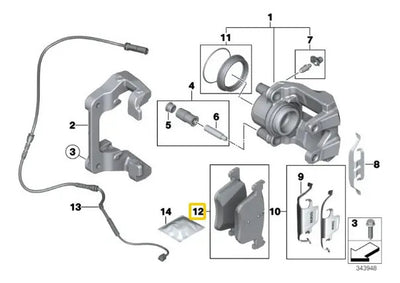 Balatas Delanteras Bmw 118i 2013 2014 2015 2016 2017 2018