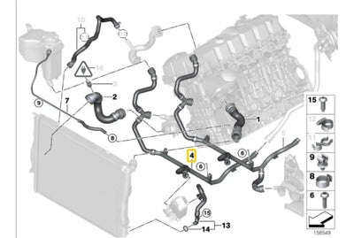 Manguera Radiador Bmw 325i 330i 2006-2012