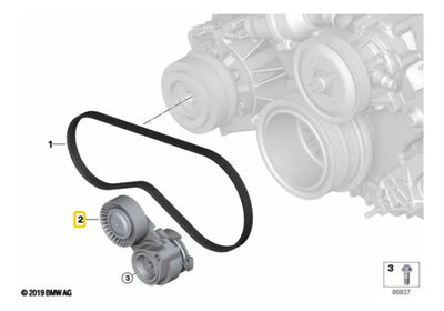 Tensor De Banda Alternador Bmw 645i 2005 650i 2006-2011