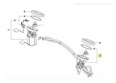 Sensor De Nivel Combustible Bmw 120i X1  2005 A 2015