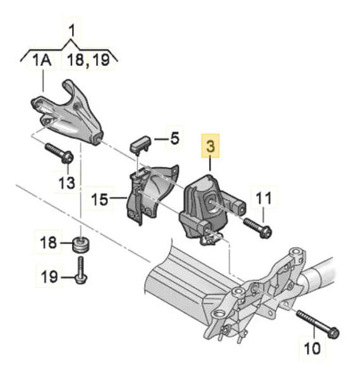 Par Soporte Motor Con Sensor Audi A4 A5 Q5 8r0199381e