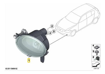 Faro De Niebla Led Derecho Bmw 118i 120i 125i 135i
