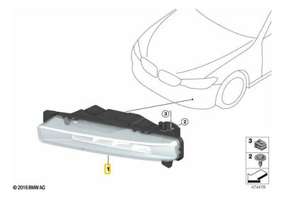 Faro De Niebla Lateral Bmw 520i 530i 530e