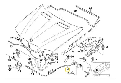 Tornillo Estabilizador Delantero Para Bmw X3 X4 11 Al 18