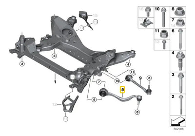Brazo Curvo Inferior Suspensión Delanter Bmw X3 X4 18 - 19
