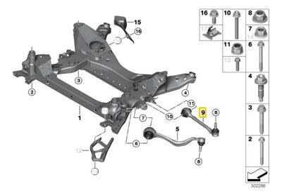 Brazo Recto Suspension Delantera G02 G08 X4 X3 2018 2020
