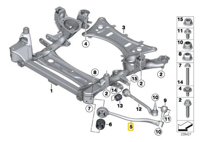 Brazo Inferior Delantero Izq/der Bmw X3 X4 2011 - 2018