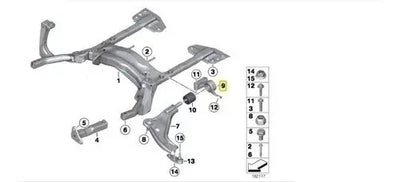 Buje Horquilla Izq Mini Cooper R56 R57 R58 R59 2006-2015