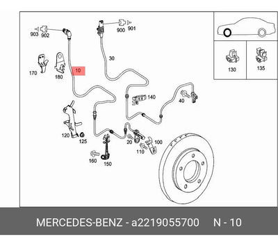 Flecha Homocinética Delantera Mercedes A180 A200 B200 A160