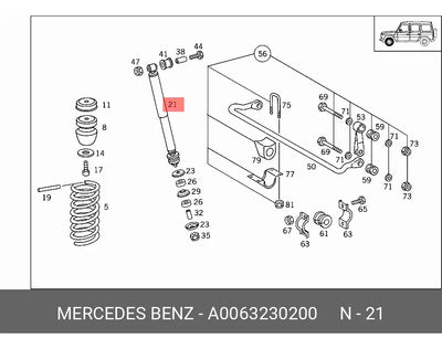 Par Amortiguadores Aire Suspen Delant Mercedes G500 G55 G65