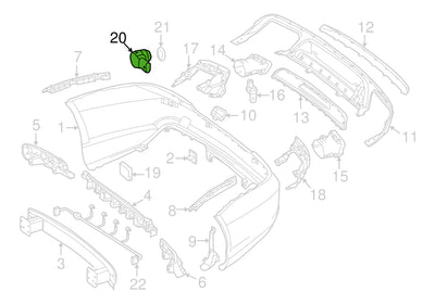 Sensor Distancia Parking Mercedes Benz Clase Glk 08-15 N13